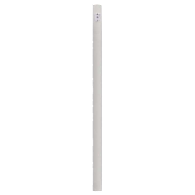 Solus 7, 8, or 10 ft. Direct Burial Lamp Post with Dusk-to-Dawn Photocell Sensor, 120" H x 3" W x 3" D, White