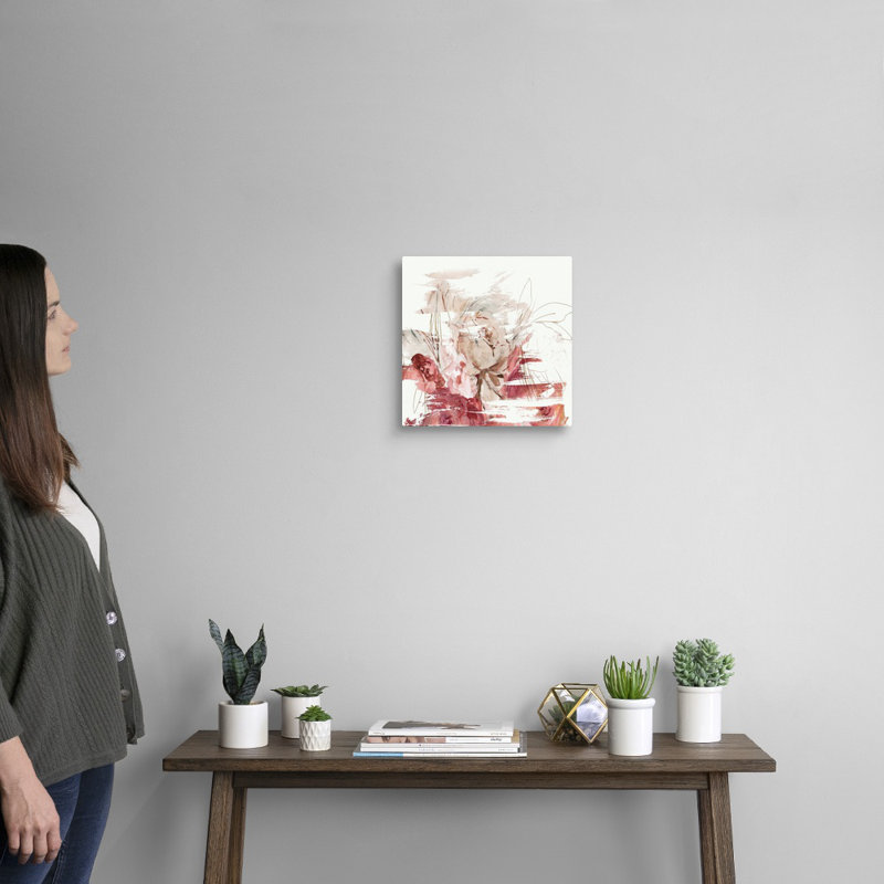 « Crimson Lust II » par PI studio-reproduction d’art sur toile, Toile tendue, H 12 po x l 12 po x P 1,25 po
