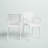 Melissus Stacking Patio Dining Armchair-110883615