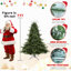Arbre de Noël pleine forme 5 pi avec 1129 pointes - aiguilles mixtes en PE / PVC, base large pour les grands espaces, structure à charnières pour une installation facile, support en métal pour un soutien solide *-1108950407