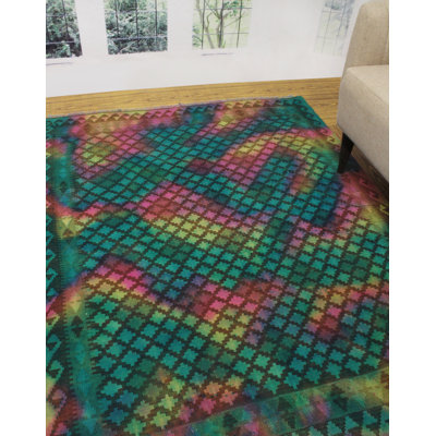 Shetler Wool Geometric Indoor Rug