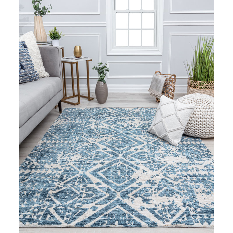 Mongeon Performance Geometric Indoor Rug, Rectangle 2' x 3'