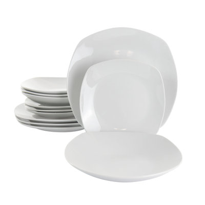 Cocheta Piece Porcelain China Dinnerware Set - Service for 4