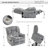 Big Man Recliner 400 Lbs With Heat Air Compression Massage Oversized Power Lift Recliner Chair For Elderly Adults, Lay Flat Power Recliner With Usb Type-c, Flip Arm Storage & Cup Holders-610341423