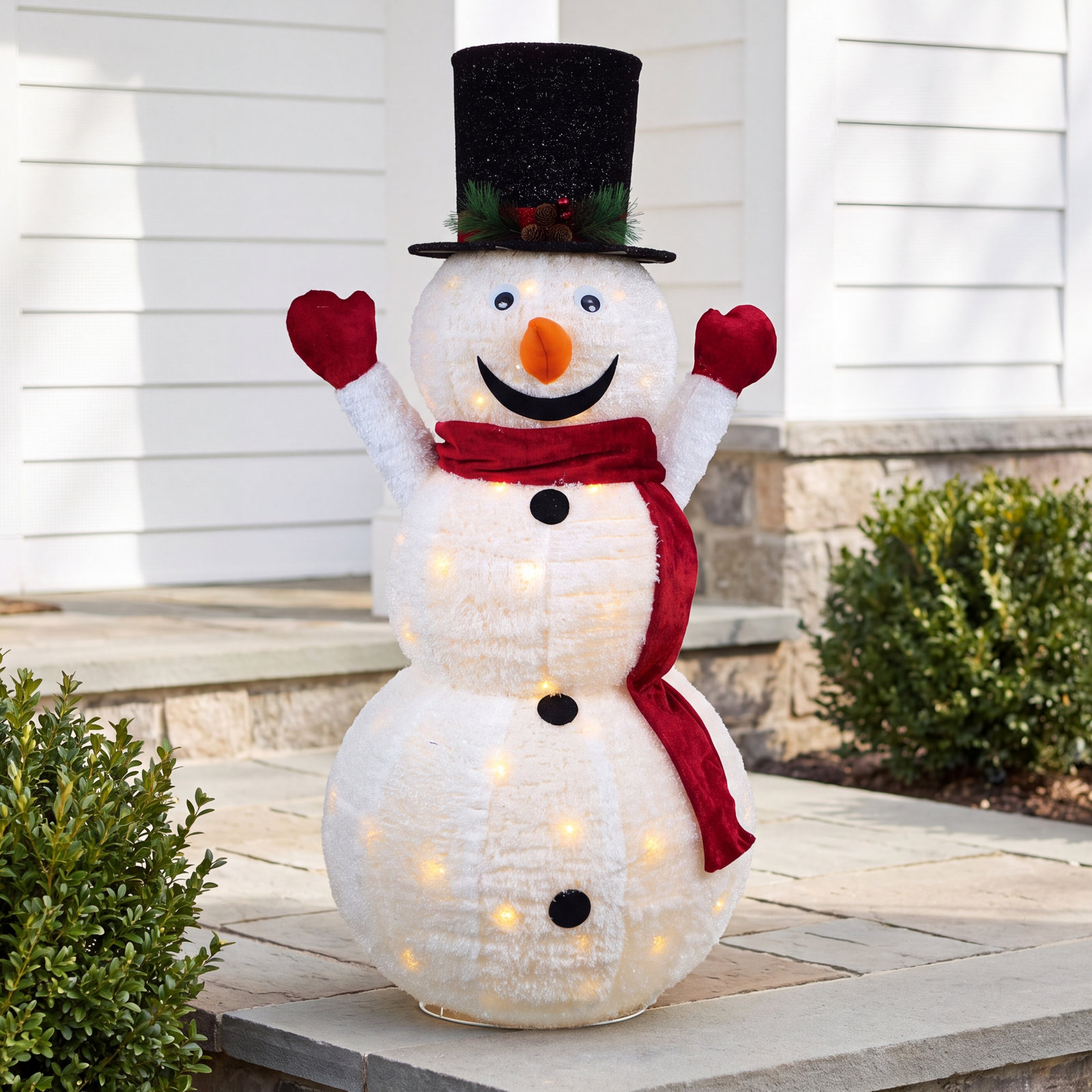 Season's Designs 3.5' Lighted Snowman Decor
