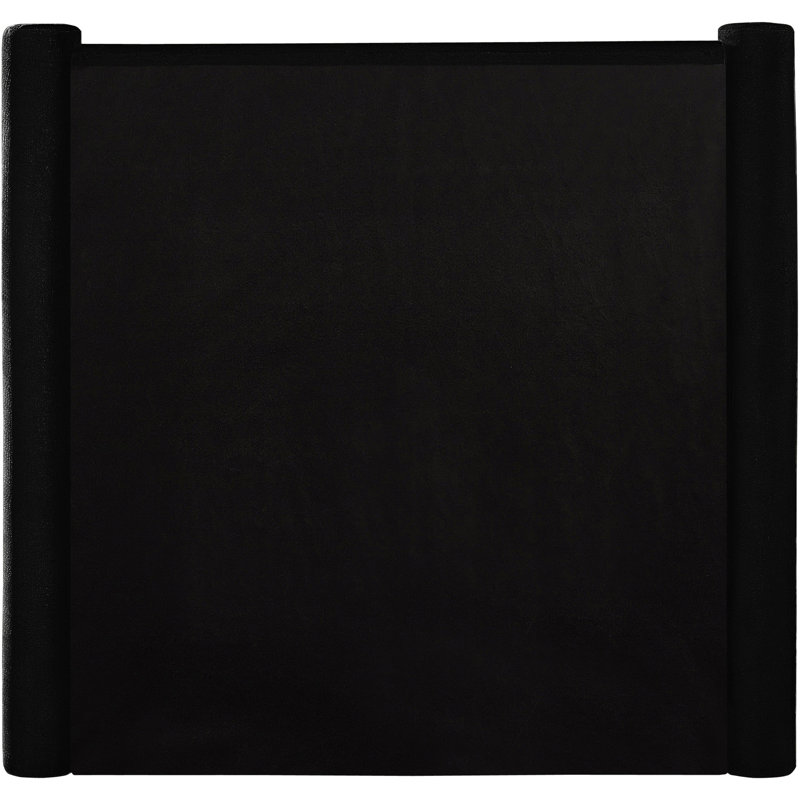Lit plateforme tapissier Elias, Simple, Velours noir