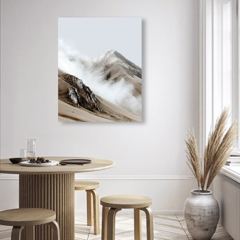 Foggy Peak Print by Oliver Gal, 36" H x 30" W, Gallery Wrapped