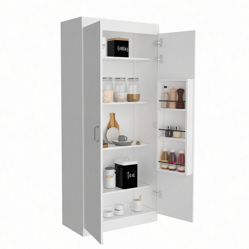 Garde-manger Varese, double porte, cinq tablettes