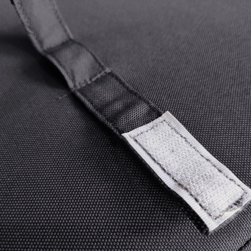 / Chaise Lounge Mat - Dark Grey Water- Inner Core Foam Hook And Loop Ties 27.75W X 74.11D 4.1H Back Cushion Fastenings