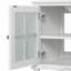 36" Bathroom Vanity with Ceramic Sink,Adjustable Shelf and Open Shelf-2084353850