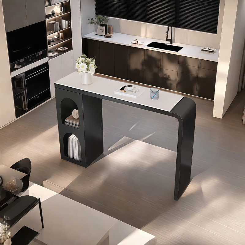 Hage, H 41,3 po x L 15,7 po x l 55,1 po, Blanc, Noir