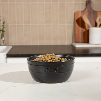 Farmhouse Ceramic Dog Bowl, 4-Cup