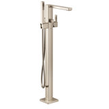 90 Degree Single Handle Floor Mounted Tub with Handshower