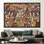 Radha Krishna, dieux indous, art mural - reproduction d'art indien célèbre pour la décoration intérieure