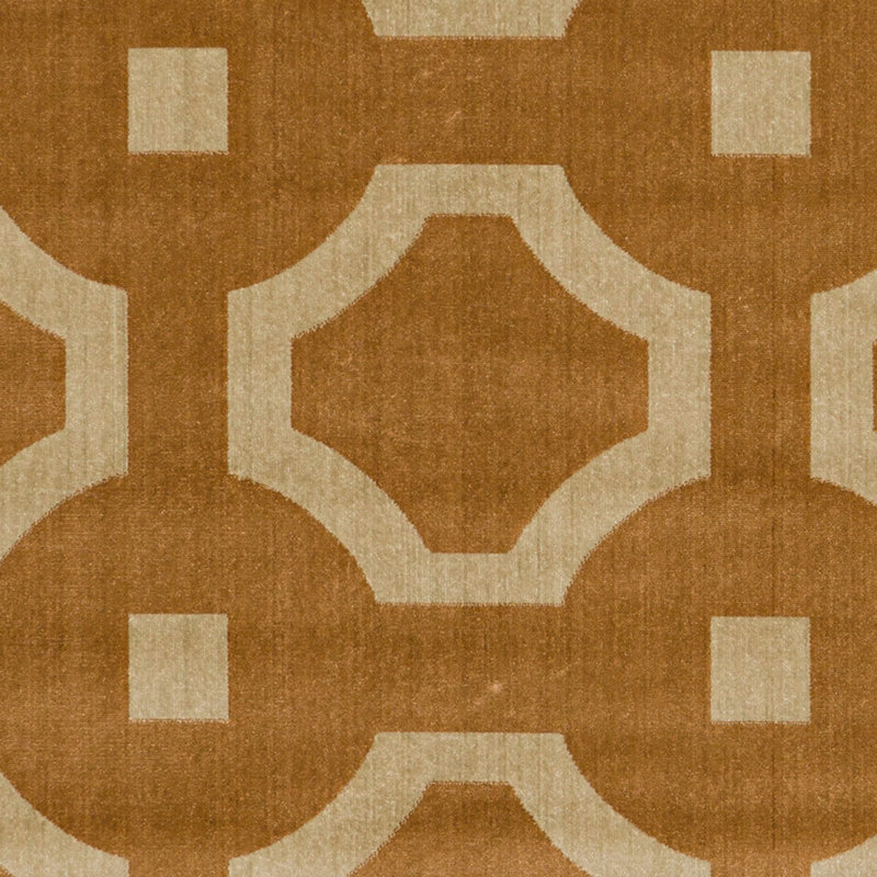Tapis beige à motif géométrique Vardin, Rectangle 8 pi x 10 pi