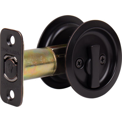 Verrou rond pour porte de poche