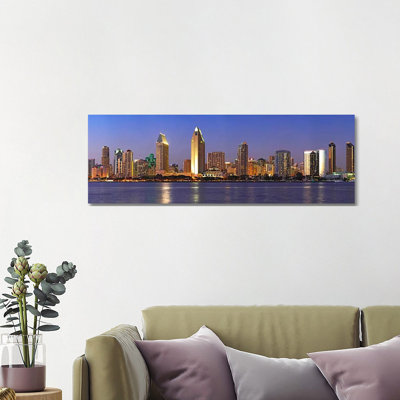 Buildings At The Waterfront, San Diego, California, USA 2010 #8 - Wrapped Canvas Panoramic Print
