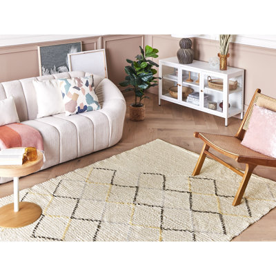 Glenns Rectangle Geometric Hand Woven Area Rug