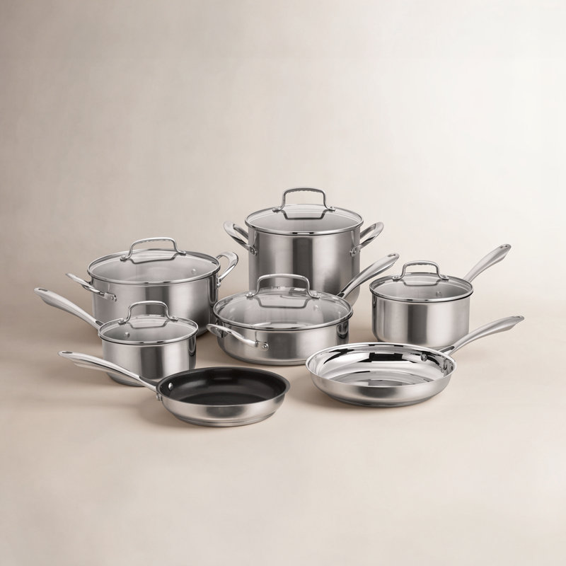 Cuisinart 12 Piece Stainless Steel Cookware Set
