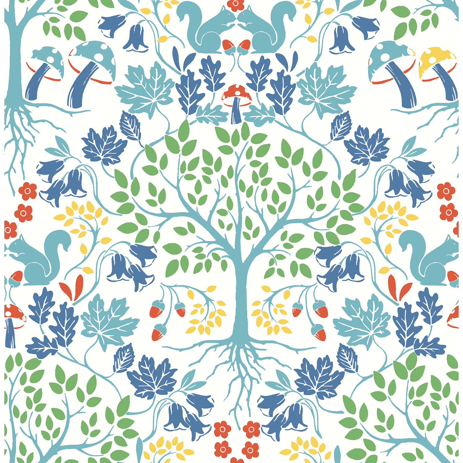 Aimon Floral Wallpaper, White