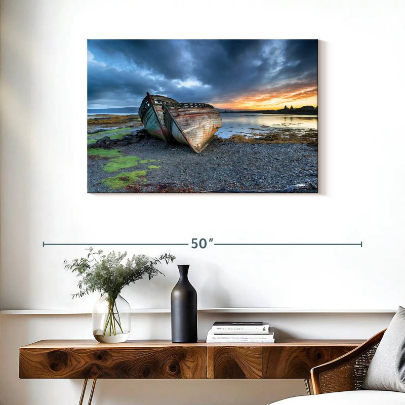 Mehar Isle Of Mull Shipwreck, 24" H x 36" W