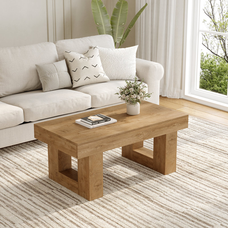 Table basse de 42 po, tables basses rustiques pour le salon