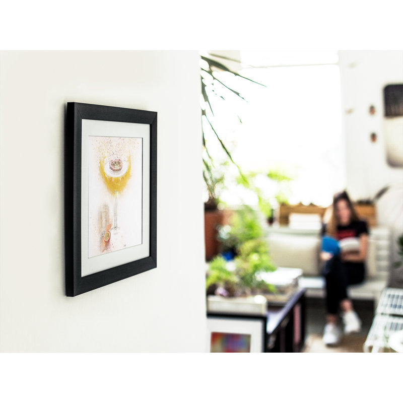 Pornstar Martini Cocktail - Single Picture Frame Print on Wood
