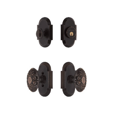 Nostalgic Warehouse Cottage Entry Set with Victorian Knob