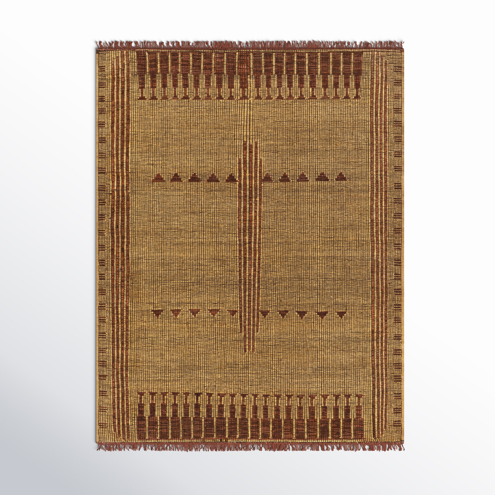 Alfi Hand-Woven Oriental Jute Rug, Rectangle 9' x 12'