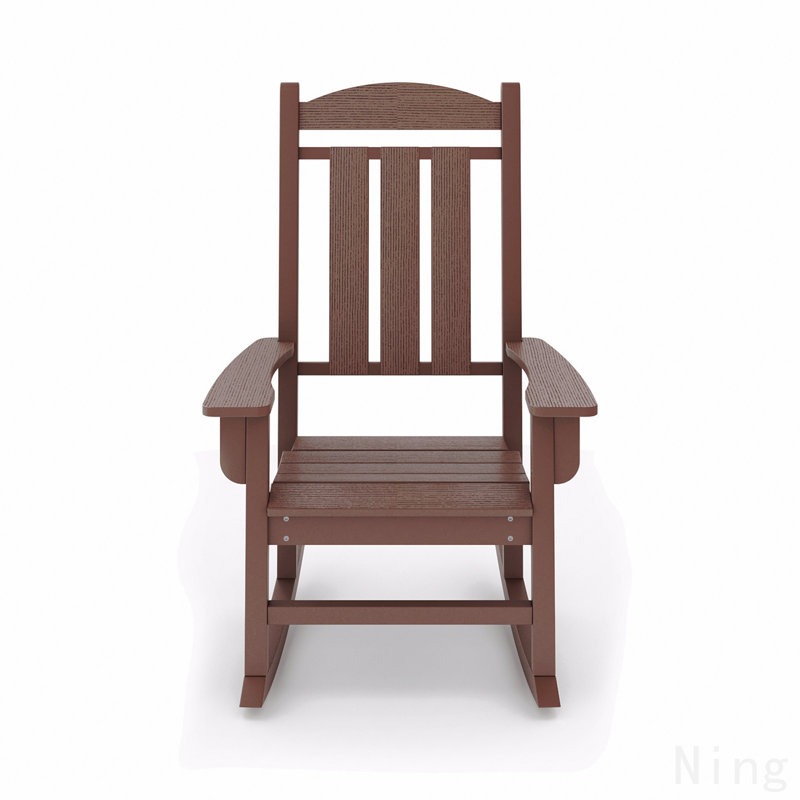 Chaise berçante traditionnelle Pecan, Brun