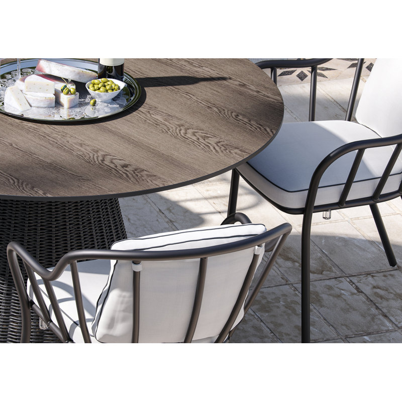 Malti Patio Dining Armchair with Cushion