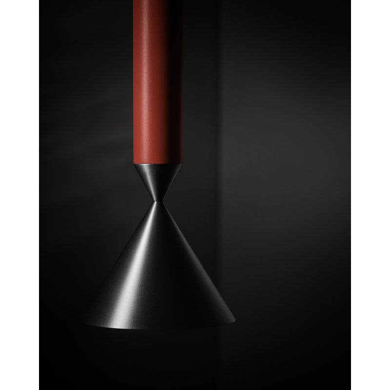 Apollo, 151" H x 4.92" W x 4.92" D, Turtledove/Aluminium
