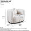 Fauteuil de salon Boucle