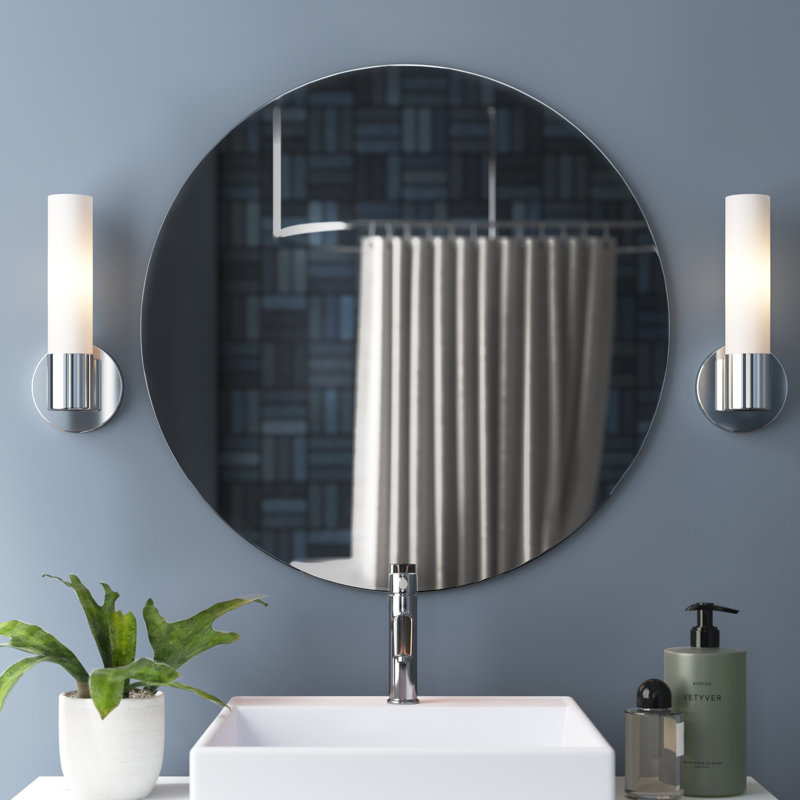 Miroir mural pour salle de bain, 23,6 po x 23,6 po, Square