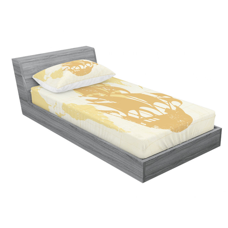 Microfiber Sheet Set, Twin XL Sheet Set with Fitted Sheet