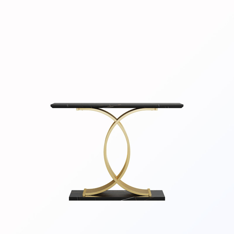 Console Table With Metal Legs