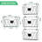 Wall Mounted File Rack For Office With Hooks, Set Of 6-99356834