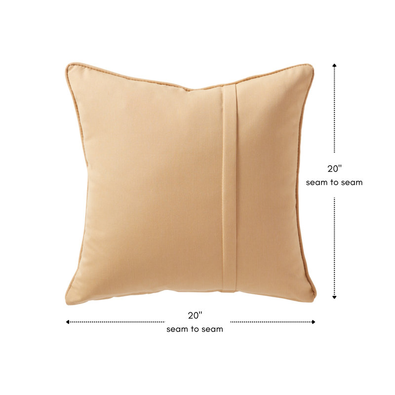  Coussin Sunbrella, Toile blé, Set of 2