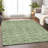 Premium Machine Washable Prisco Green Rug-41698047