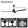 52" Kaleiyah 3 - Blade Propeller Ceiling Fan without Lights