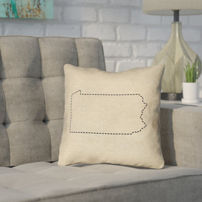 «Katelyn Smith Pennsylvania Dash Outline», impression recto verso