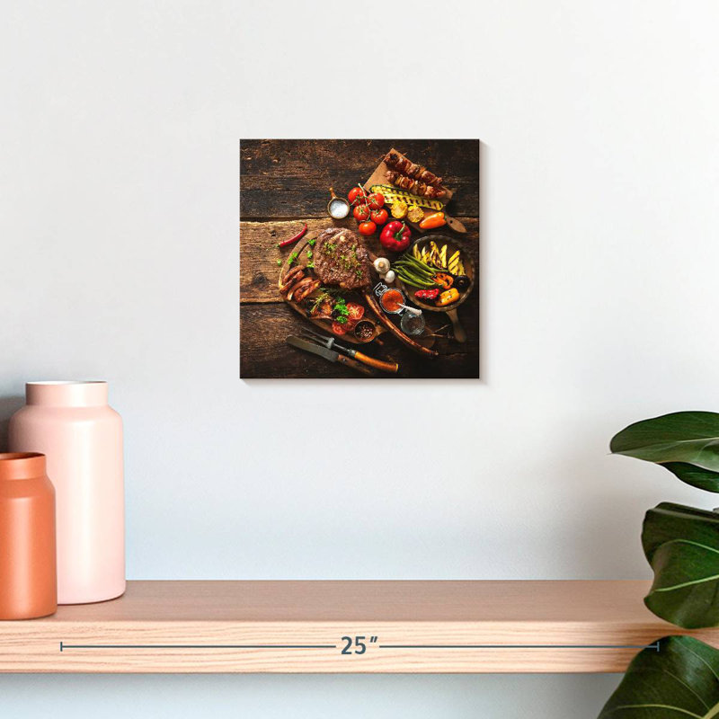 Yarlin Roast Meat And Vegetables, 10'' H x 10'' W
