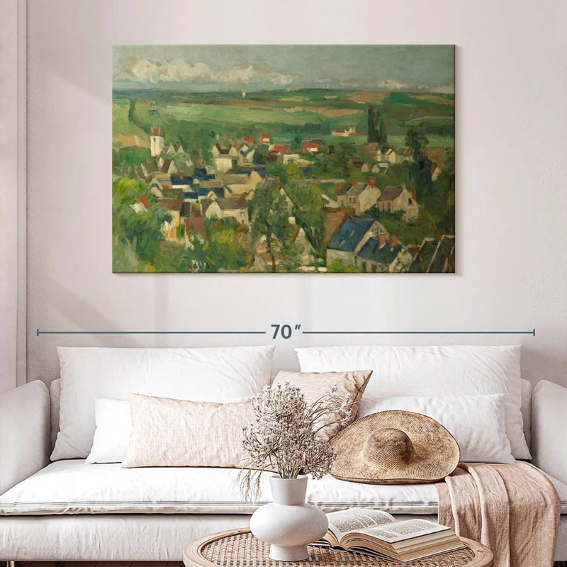 Alvord Auvers Panoramic View, 32" H x 48" W