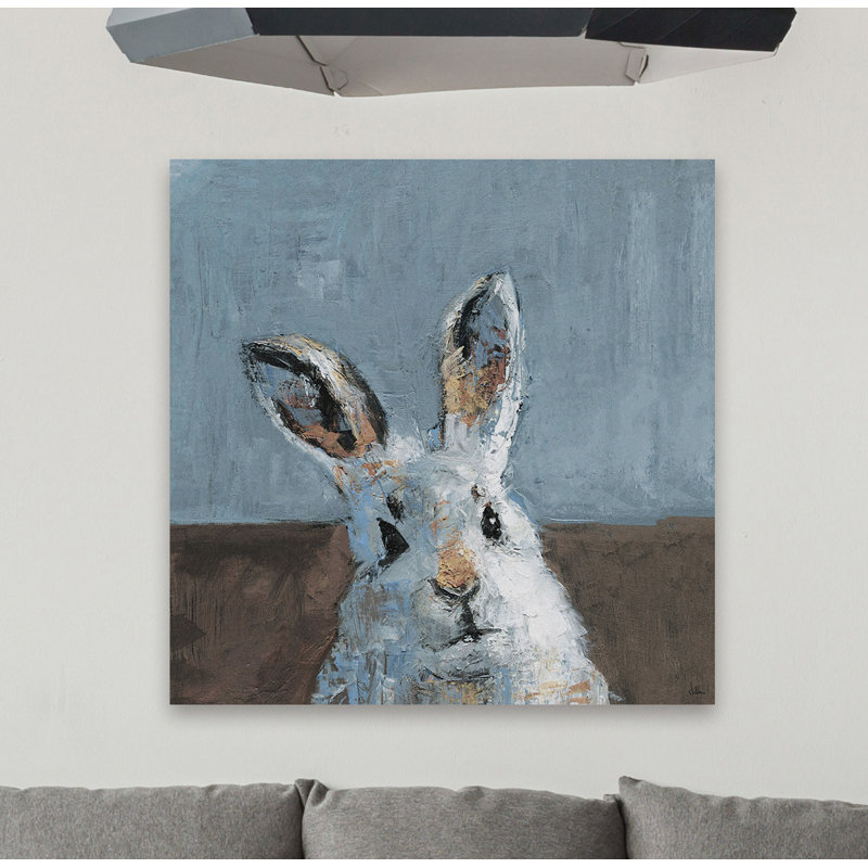 Bonjour Bonjour, reproduction sur toile tendue, H 48 po x l 48 po x P 1,5 po