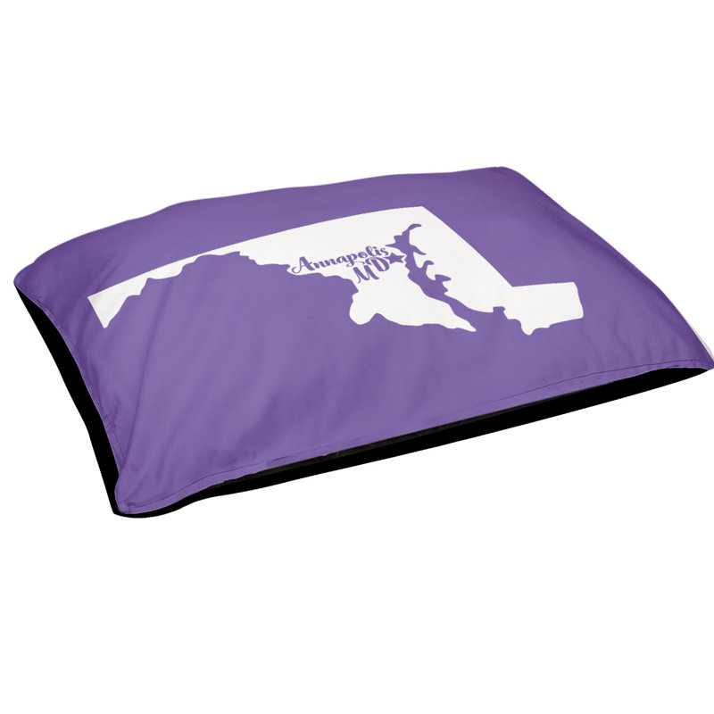 Coussin pour chien d’extérieur maryland annapolis, Petit (l 28 po x P 18 po x H 6 po), Jaune