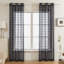 Paire de rideaux transparents en polyester Codah-1719153807-1719153802