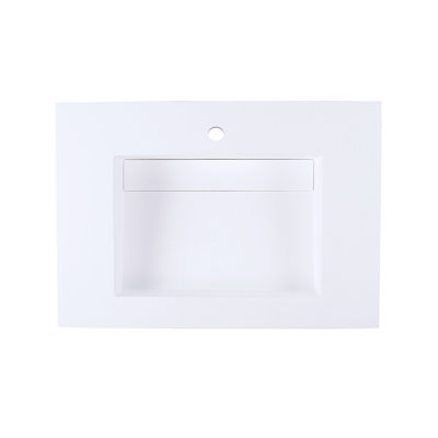Kubista 19 in. L Bathroom Sink