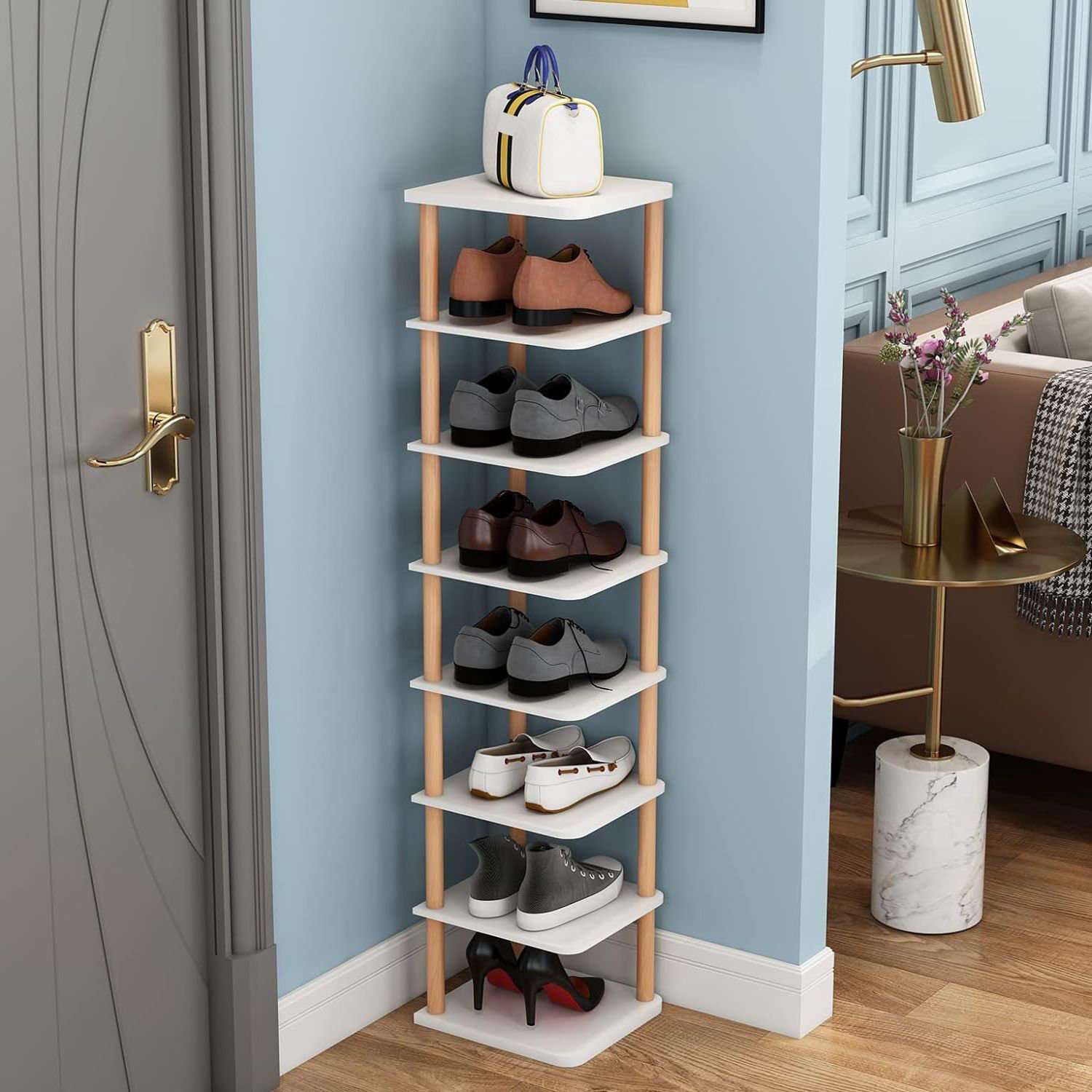 Latitude Run® 7 Pair Shoe Rack | Wayfair