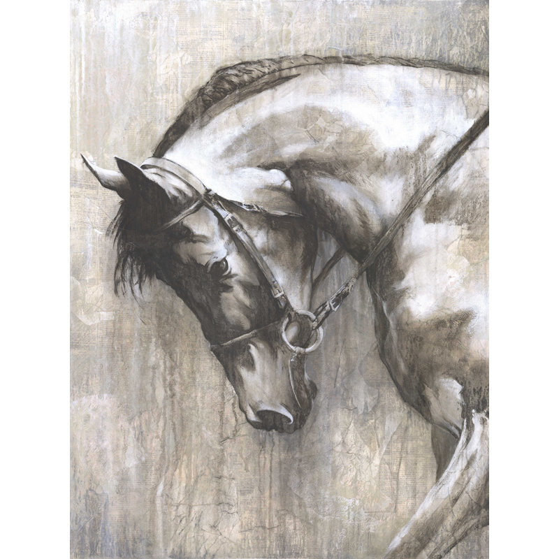 Cheval majestueux, H 24 po x l 18 po