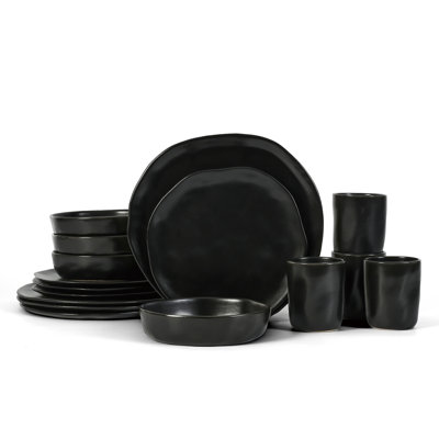 Stone by Mercer Project Hekonda 32-Piece Dinnerware Set Stoneware